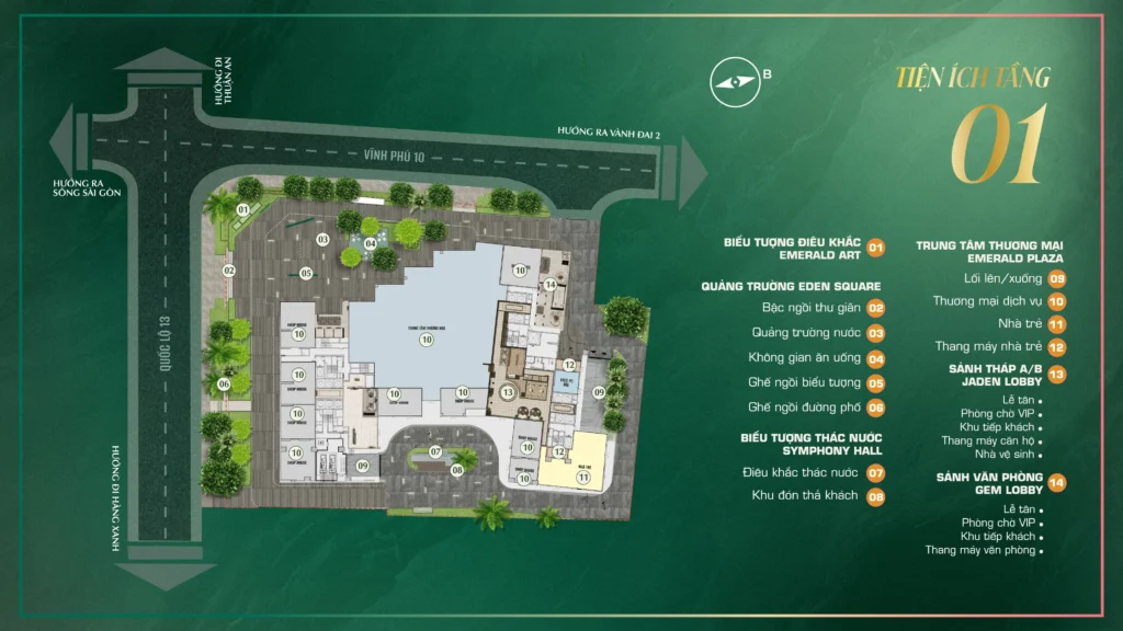 Mặt bằng The Emerald Boulevard – hình 4