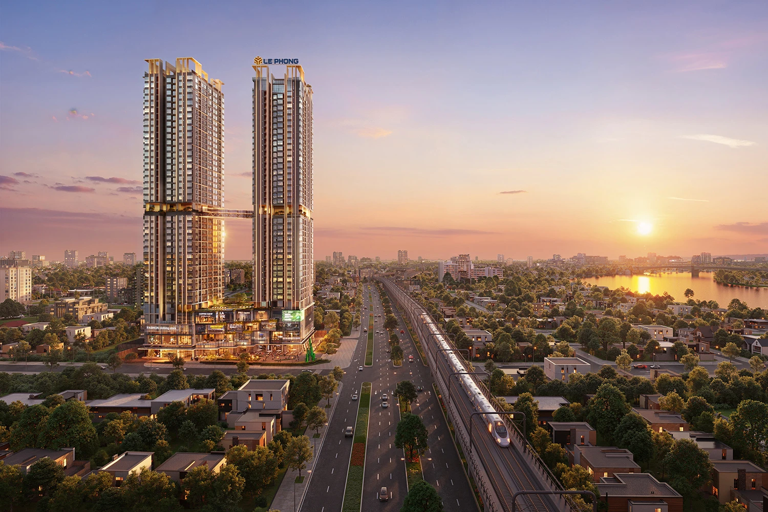 emerald boulevard phoi canh